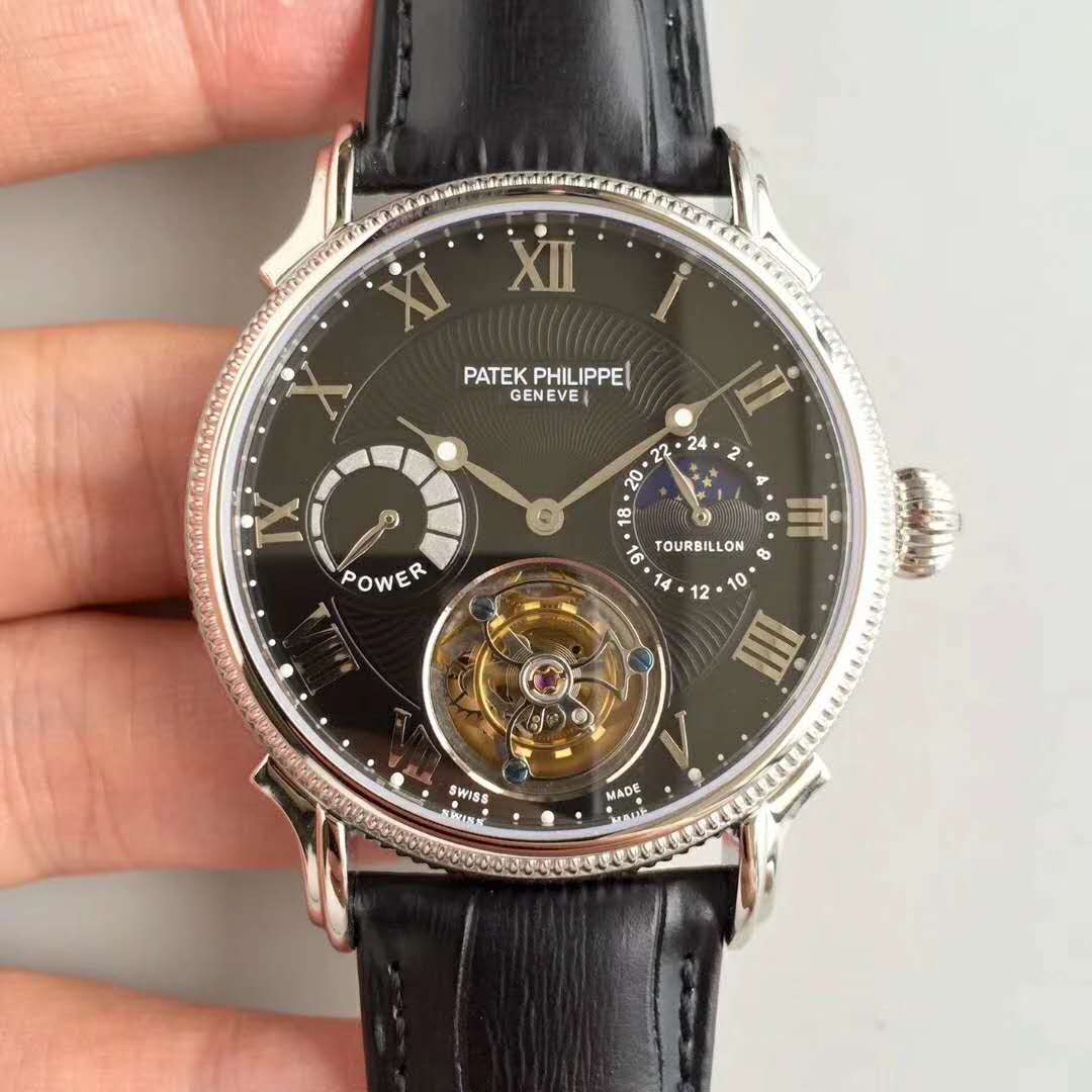 patek philippe 復刻百達翡麗 真陀飛輪自動機械 黑面