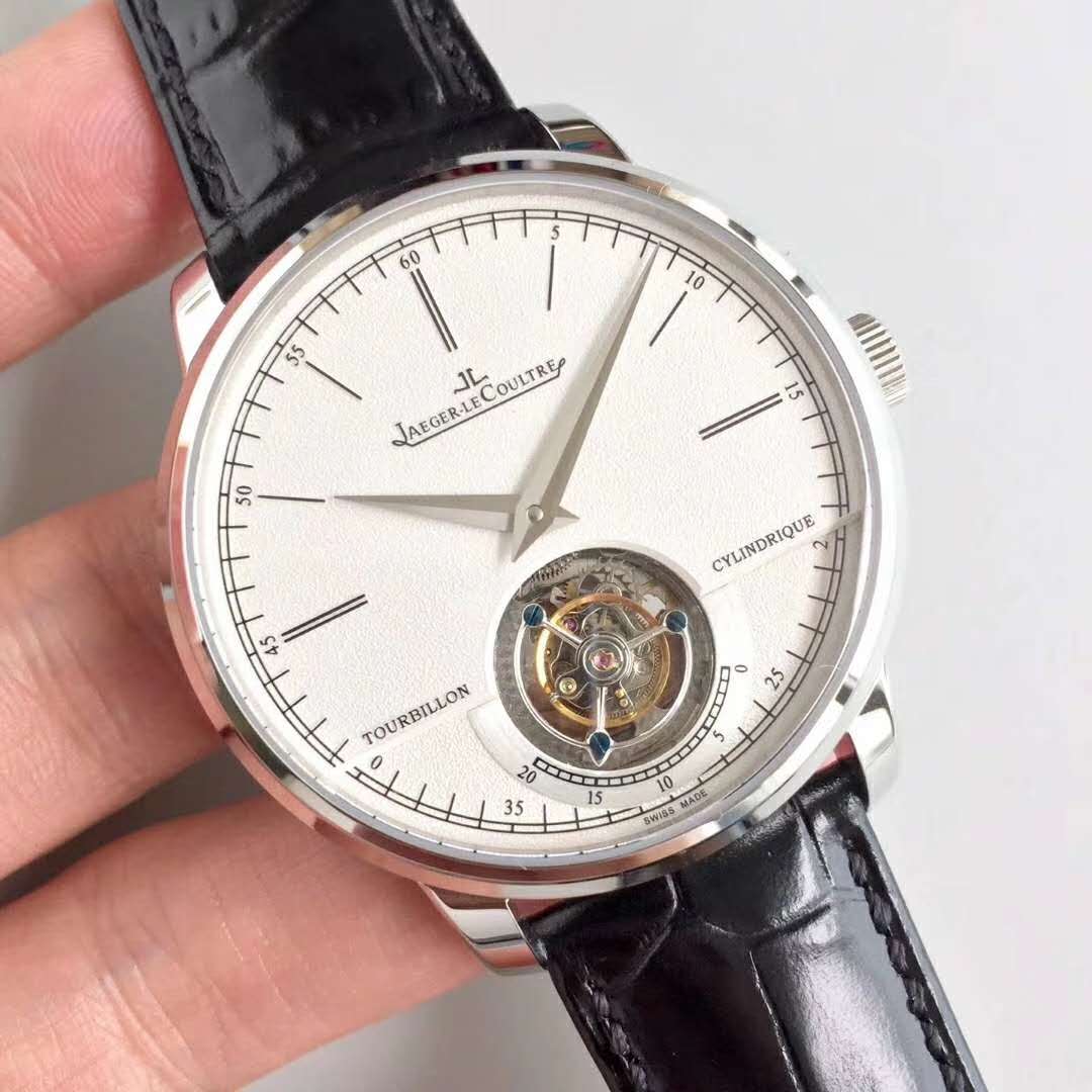 Jaeger-LeCoultre 積家Master UItra TourbiIIon 陀飛輪超薄大師系列腕錶 搭載海鷗真陀飛輪自動機械機芯 折疊扣