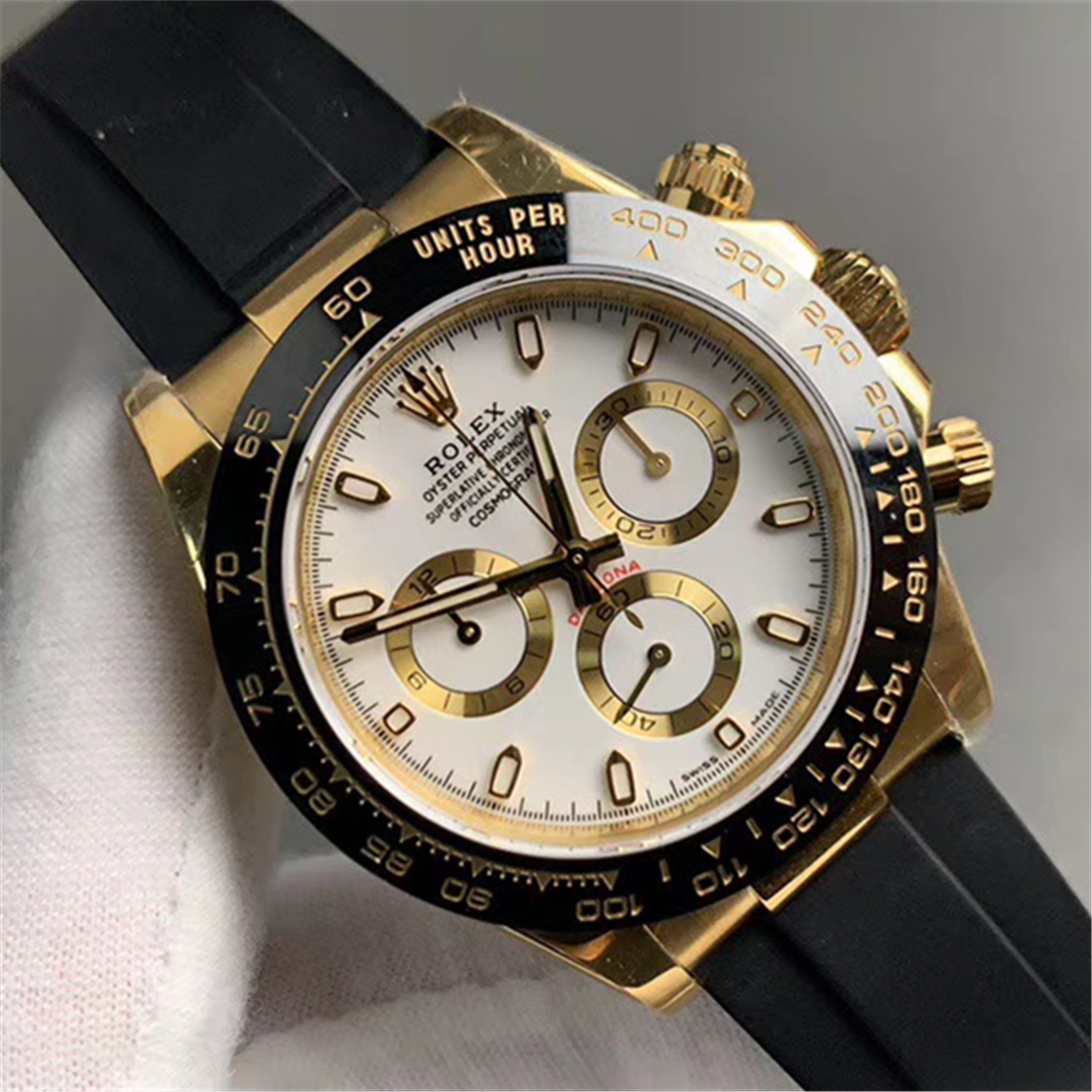 N廠勞力士 Rolex 迪通拿復刻 Daytona 宇宙計型 116515LN 搭載N廠自主復刻 Cal.4130 自動計時機械機芯 膠帶