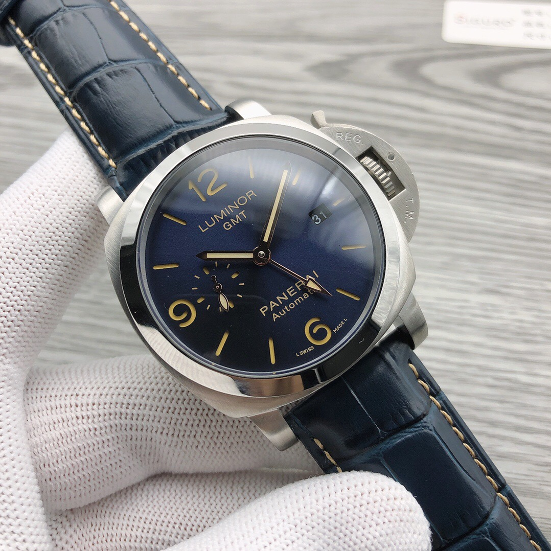 沛纳海LUMINOR系列PAM01033腕表沛納海藍色錶盤pam1033