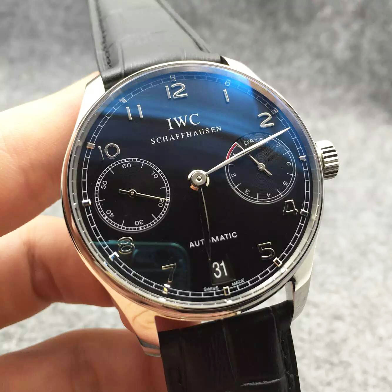 萬國 IWC 葡萄牙7日鏈 藍寶石鏡面 316L精鋼錶殼