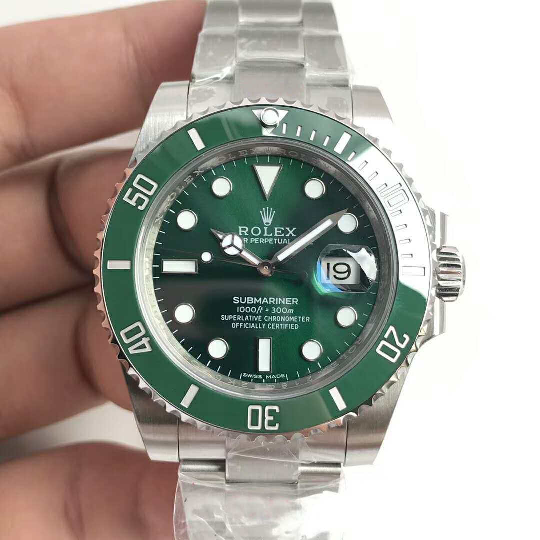 勞力士水鬼複刻 Submariner 116610LV綠水鬼N廠V8水鬼3135機芯