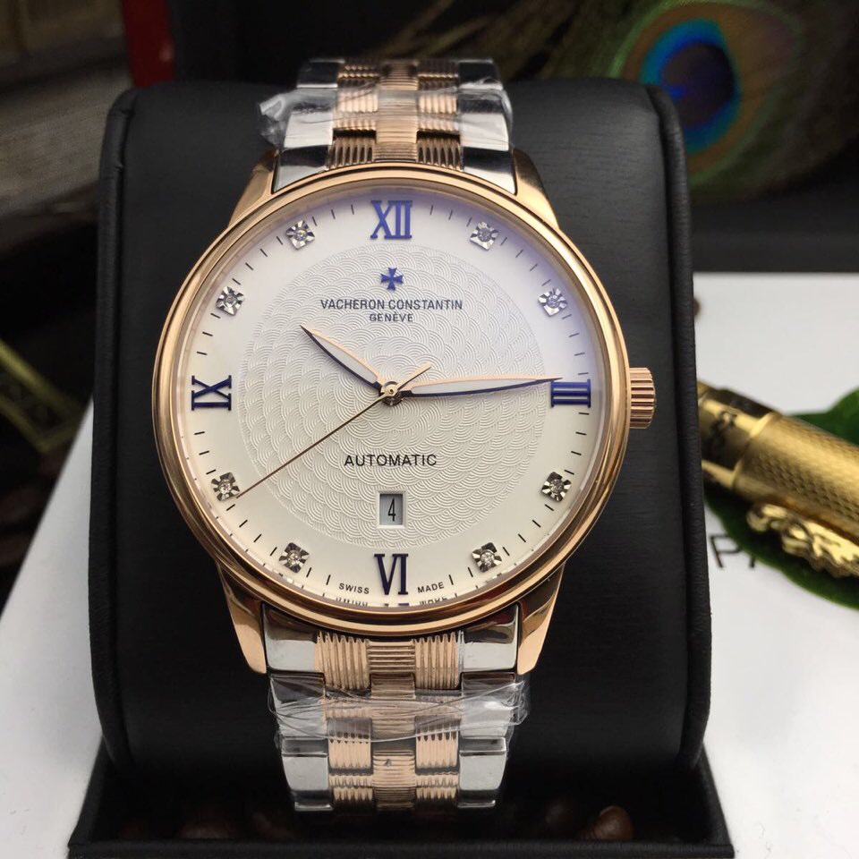 VACHERON CONSTANTIN 江詩丹頓 上海2824全自動機械機芯 白色錶盤