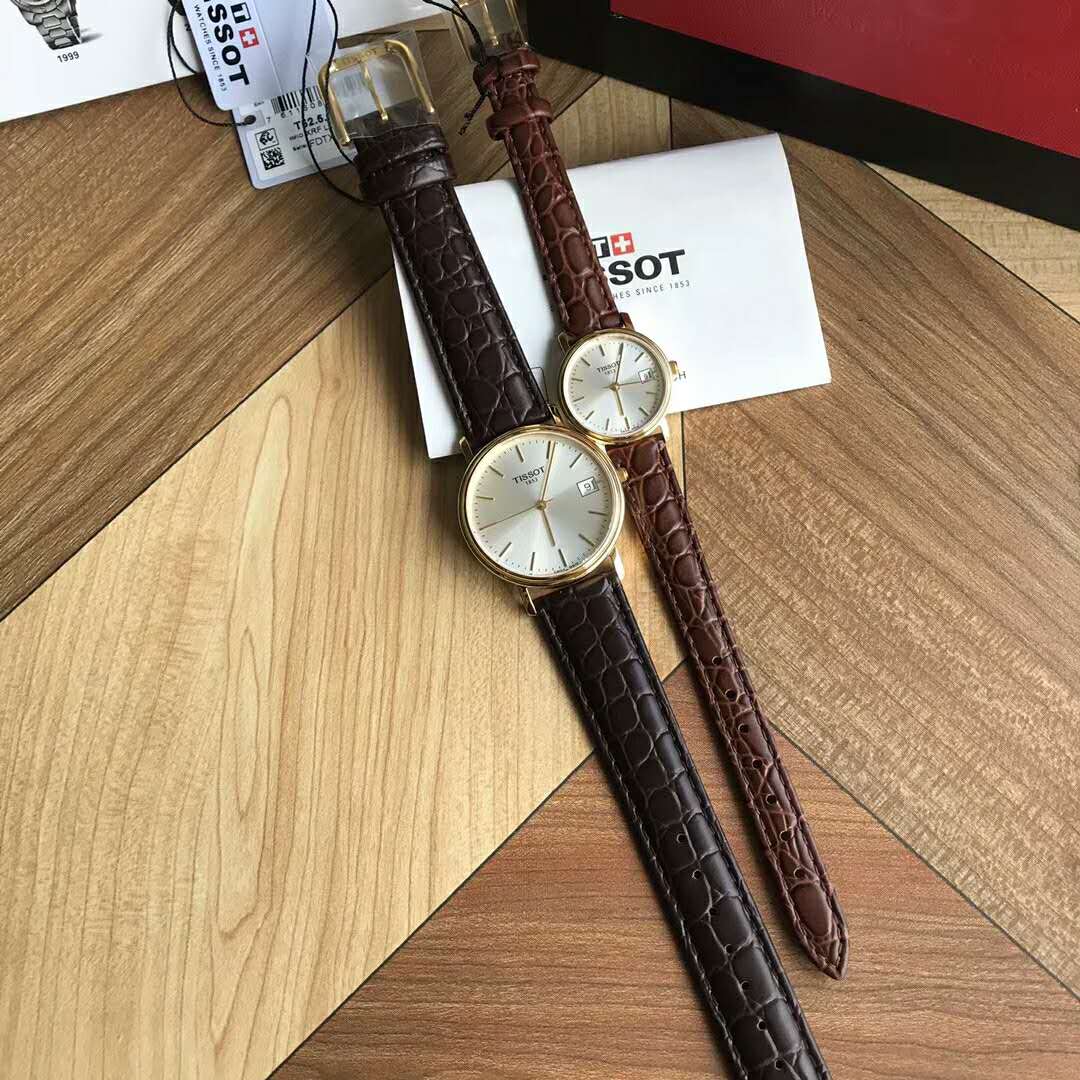 天梭 Tissot T52心意系列 情侶款腕錶