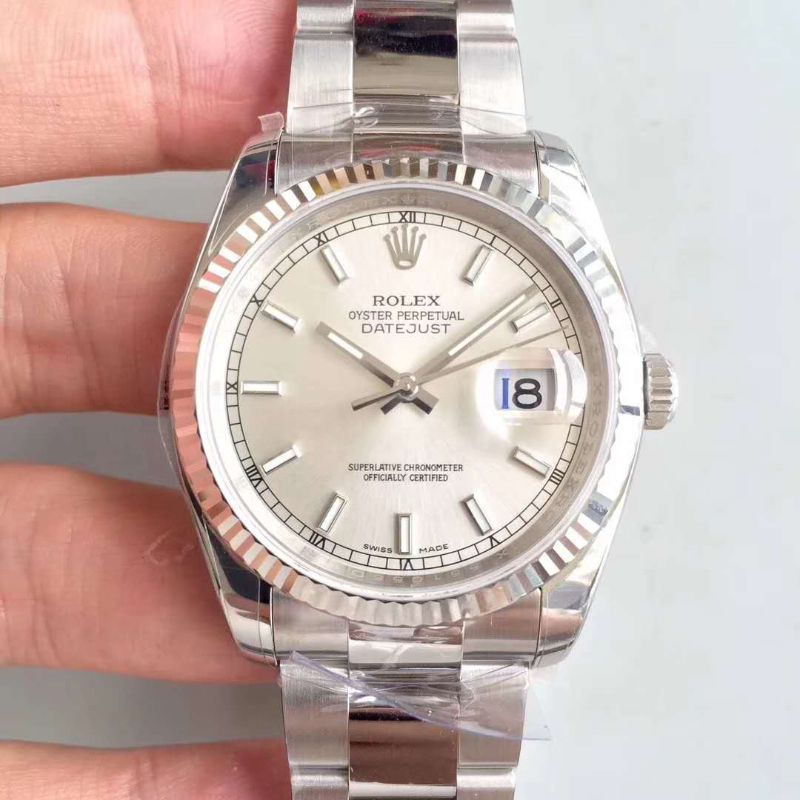 AR廠 Rolex 勞力士 Datejust 日誌型 m126334-0004 搭載海鷗復刻Cal.3135自動上鏈機芯 精鋼表帶