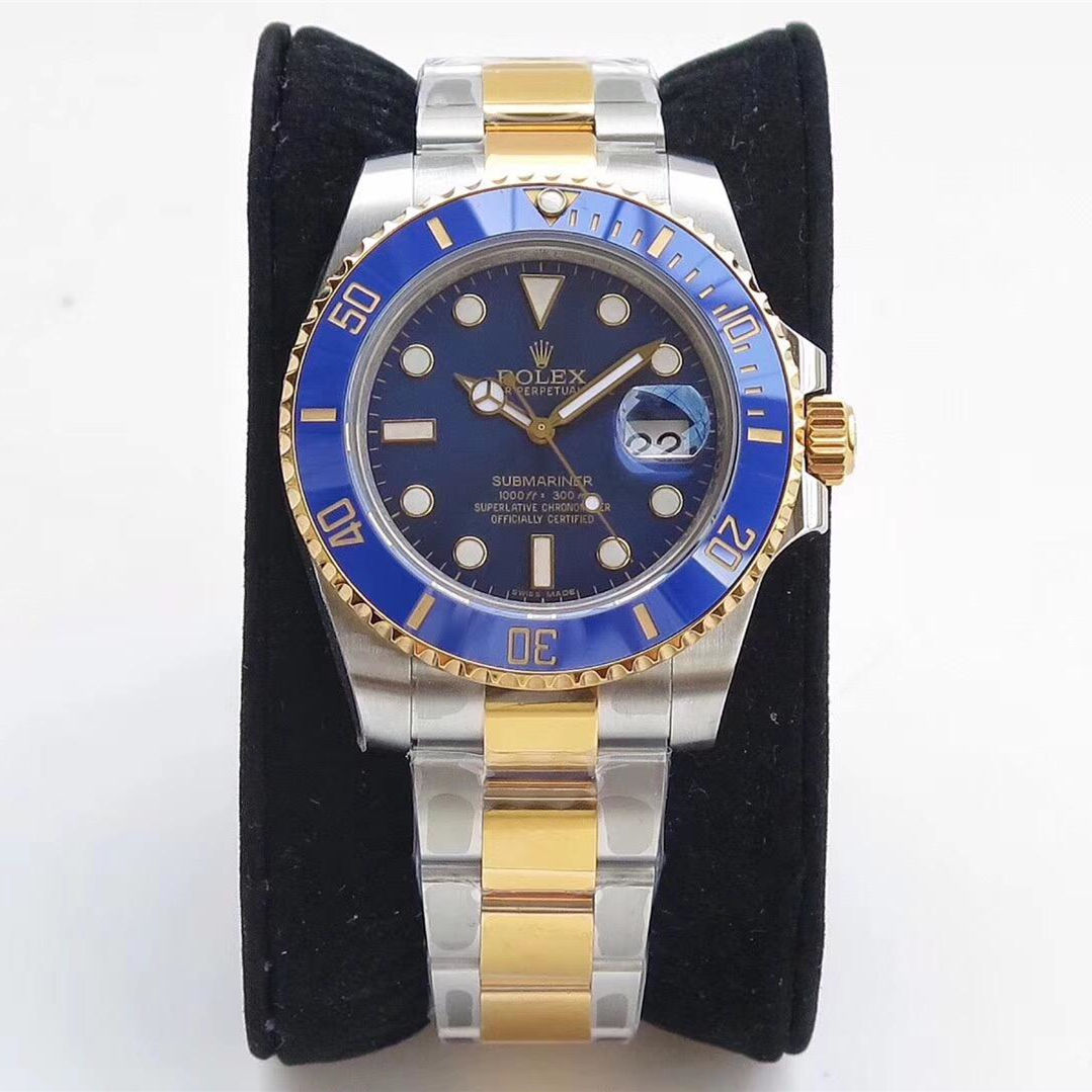 VR廠ROLEX 勞力士 潛航者 SUBMARINER 間金藍水鬼 M116613LB-0005 搭載海鷗ETA2836，可裝原裝瑞士ETA2836