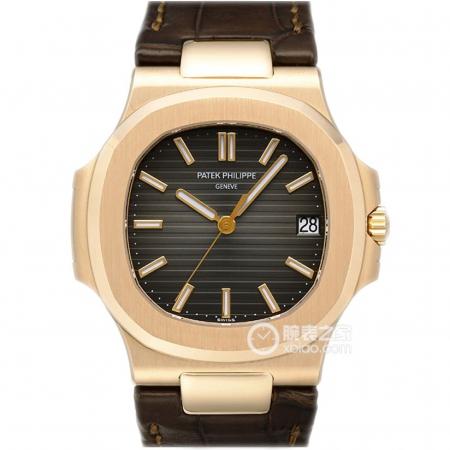 PPF高端版本 百达翡丽（Patek Philippe）运动优雅系列5711R鹦鹉螺玫瑰金男士商务全自动机械腕表 搭载cal.324机芯 直径40mm