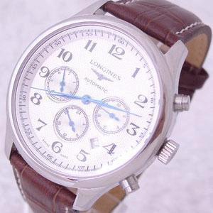 Longines機械腕錶6針日曆Longines014